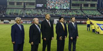 Ilham Aliyev attended the grand opening ceremony of the FIFA U-17 Women's World Cup Azerbaijan-2012