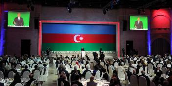 Speech by Ilham Aliyev official reception on the occasion of the national holiday of Azerbaijan - the Republic Day