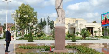 Ilham Aliyev arrived in Barda District