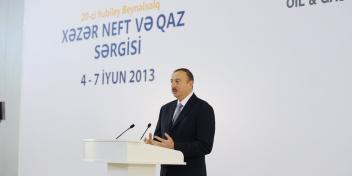 Speech by Ilham Aliyev at the opening ceremony of the 20th International Exhibition and Conference "Caspian Oil & Gas: Refining and Petrochemicals"