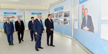 Ilham Aliyev attended the opening of the Guba-Khachmaz regional center