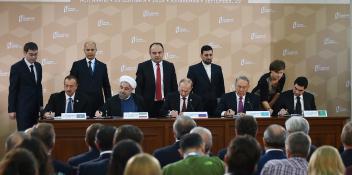 Five-sided documents were signed and a statement adopted at the 4th summit of the heads of state of the Caspian littoral states in Astrakhan