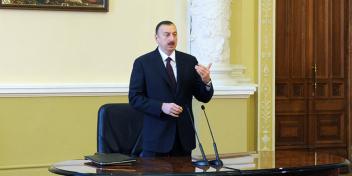 Opening speech by Ilham Aliyev at a meeting dedicated to the socioeconomic development of the city of Baku and surrounding settlements