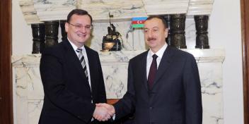 Ilham Aliyev met with Prime Minister of the Czech Republic Petr Necas