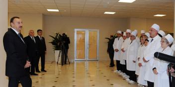 Speech by Ilham Aliyev at the opening of the Center Hospital in Shaki