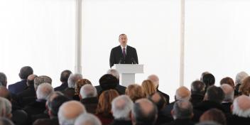 Speech by Ilham Aliyeva at the opening of Dada Gorgud Park in Baku