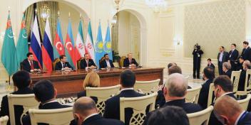 Presidents of the Caspian littoral States made joint press statements