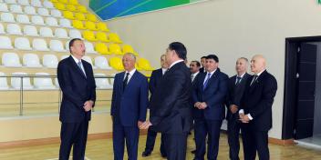 Ilham Aliyev attended the opening of the Khachmaz Olympic sports center