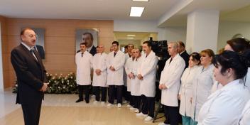 Ilham Aliyev attended the opening of the National Neurosurgical Hospital after major overhaul