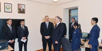 Ilham Aliyev reviewed a neighborhood of high-rise apartment buildings built for 502 internally displaced families in Mingachevir