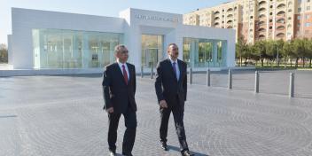 Visit of Ilham Aliyev to Sumgayit