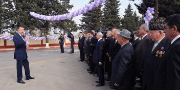 Ilham Aliyev met with the public of Astara District