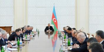 Ilham Aliyev chaired a meeting of the Cabinet of Ministers of the Republic of Azerbaijan dedicated to the results of socioeconomic development in 2012 and objectives for 2013