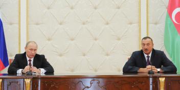 Ilham Aliyev and Russian President Vladimir Putin made statements