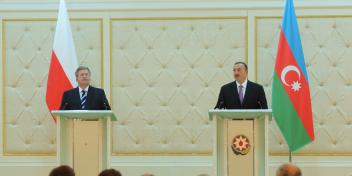 Presidents of Azerbaijan and Poland held a joint press conference