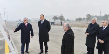 Ilham Aliyev attended the opening of the Zabrat-Kurdakhani-Pirshagi road after reconstruction