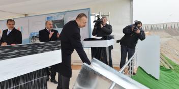 Ilham Aliyev attended the groundbreaking ceremony of an Olympic Park in Ganja