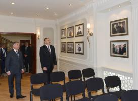 Ilham Aliyev reviewed building of the Embassy of Azerbaijan in Georgia