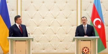 Azerbaijan and Ukrainian Presidents held a joint press conference