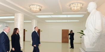 Ilham Aliyev reviewed the condition of the Azerbaijan State Doctors Improvement Institute named after Aziz Aliyev