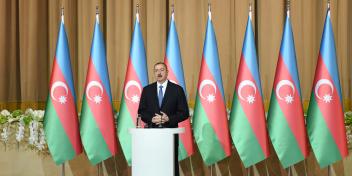 Speech by Ilham Aliyev at the official reception on the occasion of the Republic Day