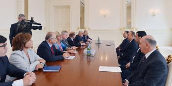 Ilham Aliyev received members of the Special Committee’s pre-election mission of the Parliamentary Assembly of the Council of Europe for the observation of the presidential election in Azerbaijan