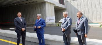 Ilham Aliyev attended the opening of another road junction in Baku