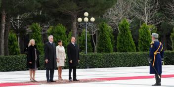 Official welcoming ceremony of President of the Republic of Serbia Tomislav Nikolic was held