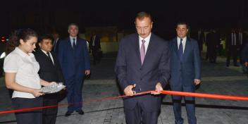 Ilham Aliyev attended the opening of a Boxing Center in Astara