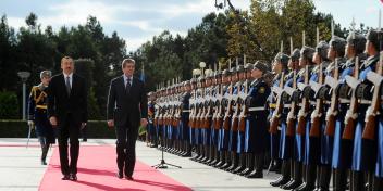 Official welcoming ceremony of President of the Republic of Bulgaria Georgi Parvanov was held