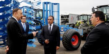 Ilham Aliyev attended the opening of the “Agstafa-Agroservice” LLC