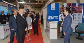 Ilham Aliyev visited the 13th Azerbaijan International Travel and Tourism Exhibition AITF-2014