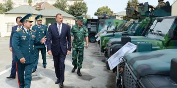 Ilham Aliyev attended the opening of the Lankaran garrison of the State Border Service after reconstruction