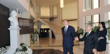 Ilham Aliyev attended the opening of the Heydar Aliyev Center in Zardab