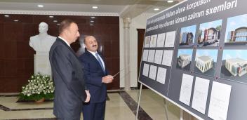 Ilham Aliyev inspected the state of the building of the Sabayil District Executive Authorities of Baku after major refurbishment