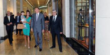 Ilham Aliyev attended the opening ceremony of “Park Bulvar” trade and entertainment center