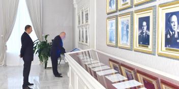 Ilham Aliyev attended the opening of the Heydar Aliyev Center in Khirdalan