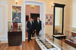 llham Aliyev reviewed reconstruction and repair work in Lankaran Museum of History and Local Lore