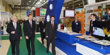 Ilham Aliyev reviewed the 19th Azerbaijan International Food Industry Exhibition and the 7th Azerbaijan International Agricultural Exhibition