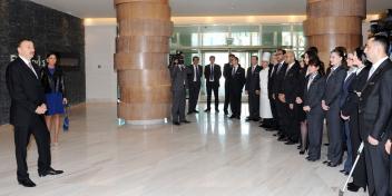 Speech by Ilham Aliyev at the opening of the JW Marriott Absheron hotel in Baku