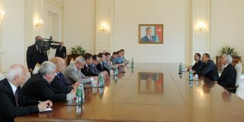 Ilham Aliyev received a delegation led by the Chairman of the Russian State Duma, Sergey Naryshkin