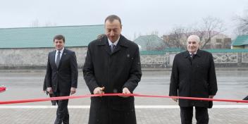 Ilham Aliyev attended the opening of the Gabala Culture Center