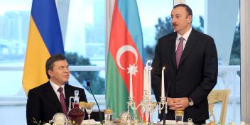 Speech by Ilham Aliyev at a reception in honor of the official visit of the President of Ukraine Viktor Yanukovych