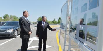 Ilham Aliyev attended the opening ceremony of the Laki-Pireze-Khinakhli road