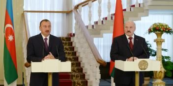 Presidents of Azerbaijan and Belarus made statements for the press