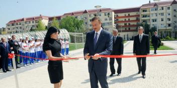 Ilham Aliyev attended the reopening of Children and Youth Sports School No 1 after major overhaul