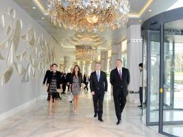 Ilham Aliyev hosted a reception in honor of the participants of the First South Caucasus Forum in Baku