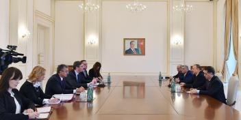 Ilham Aliyev received a delegation led by the Prime Minister of Serbia