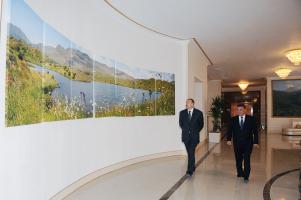 Ilham Aliyev attended the opening of the Heydar Aliyev Center in Goygol