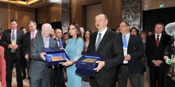 A reception was hosted for members of the Olympic family on the occasion of the First European Games